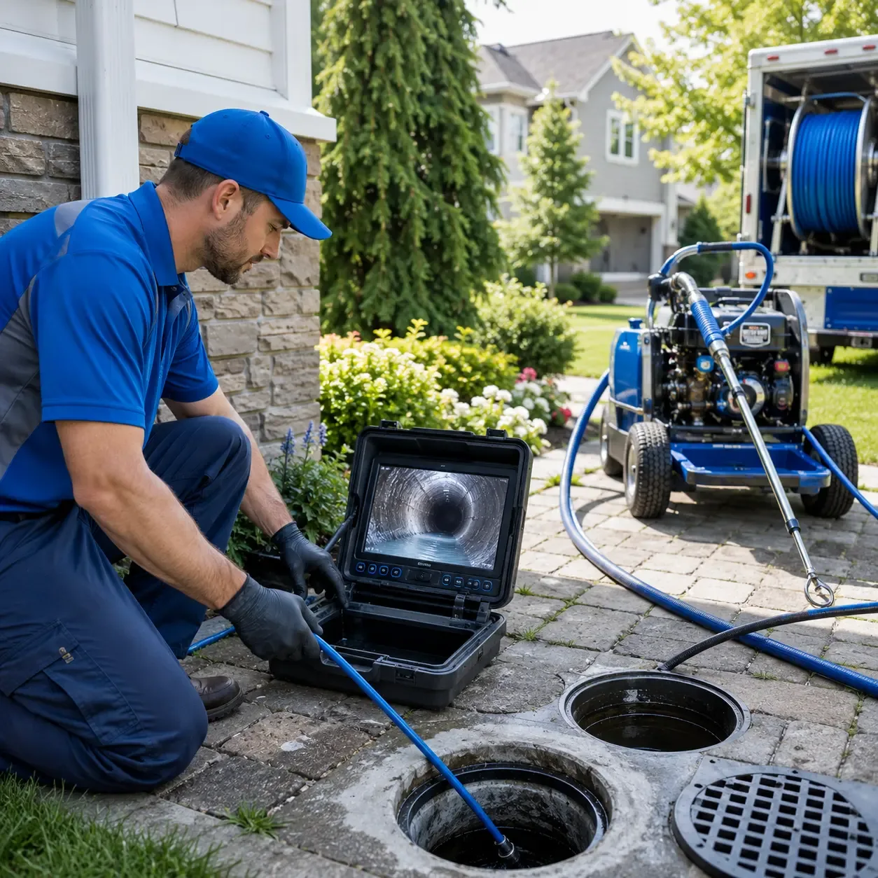 Outdoor drain cleaning professionals serving Oldenburg, IN