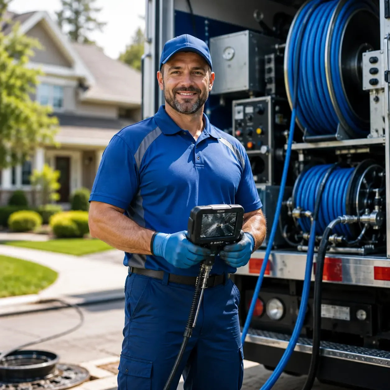 Local outdoor drain cleaning specialists in Oldenburg, IN